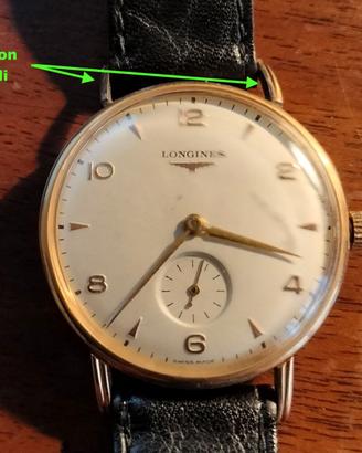Orologi vintage,  cassa in oro 18K marca Longines