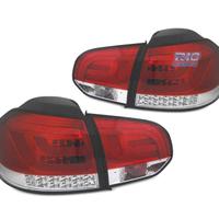 FANALI VOLKSWAGEN VW GOLF 6 08-12 BAR LED ROSSO CR