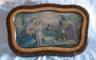 Capoletto  antico quadro Sacra Famiglia