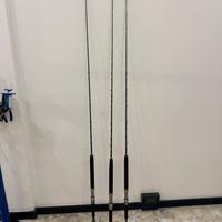 Italcanna black slim 8/16 e 12/20 canna traina