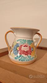 Voppia di vasi/boccali in ceramica maiolicata
