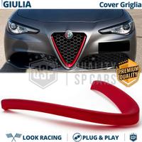 Cover Griglia per Alfa Romeo Giulia Cornice Rossa