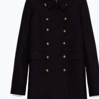 giacca blu in lana Zara taglia L