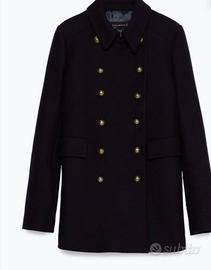 giacca blu in lana Zara taglia L