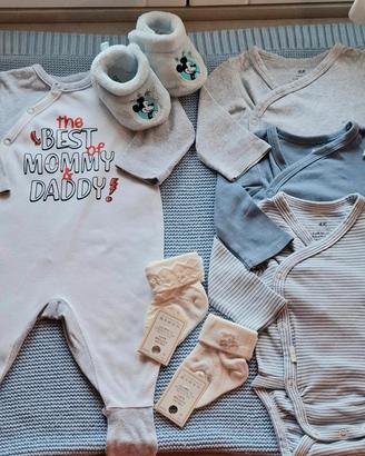 Lotto neonato 1-3 mesi 56 cm NUOVO 