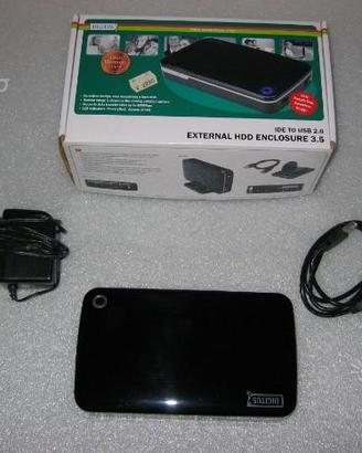 Box esterno per HD 3,5 USB 2.0 + HD WD 500GB