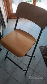 sedia sgabello IKEA pieghevole