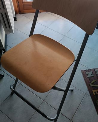 sedia sgabello IKEA pieghevole