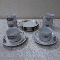 6 tazze di porcellana
