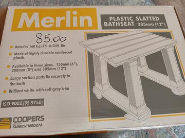 Coopers Merlin - Sedile per vasca da bagno