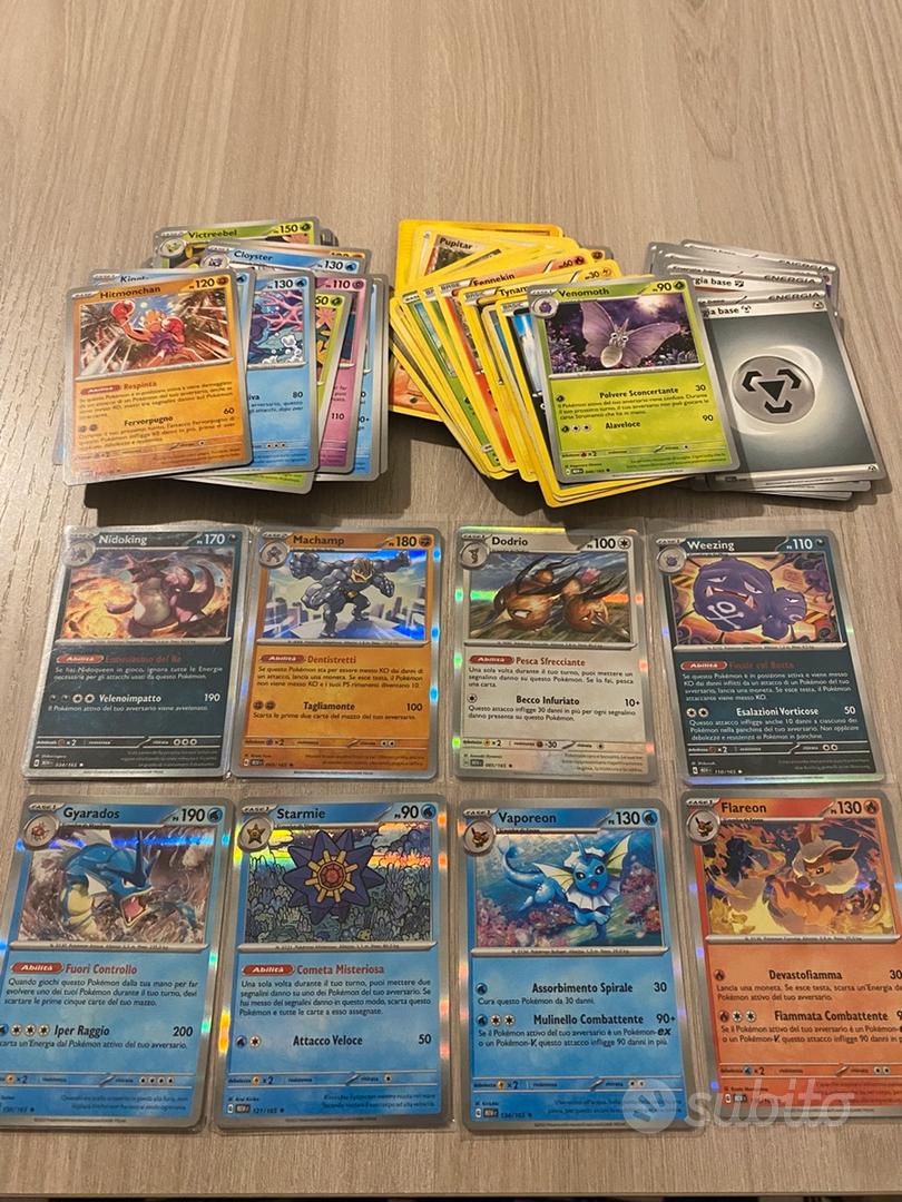 LOTTO 100 CARTE Pokemon: 3 Rare 2 Holo 1 V / Vmax