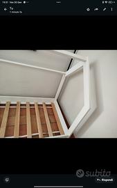 Lettino bianco Montessori 