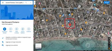 Torre lapillo 40 mt spiag vista mare maldive