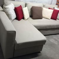 DIVANO LETTO CON PENISOLA CONTENITORE BILATERALE!