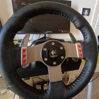 volante da gioco + gioco in omaggio per chi vuole