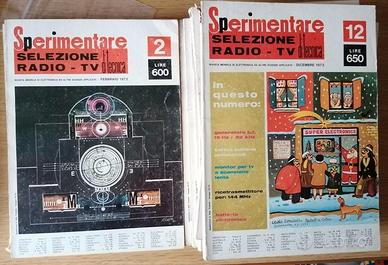Sperimentare sel radio TV - Riviste anno 1972