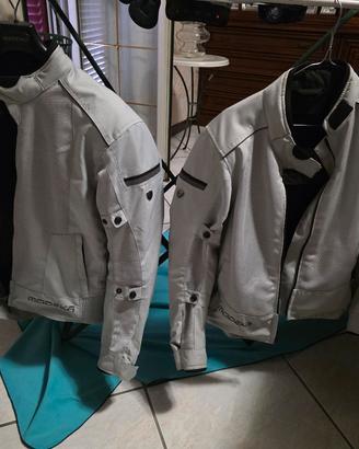 giubotto moto estivo  uomo e donna coppia modeka