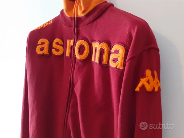 AS Roma Felpa Kappa Anno 2010 Fine Era Sensi Sports In vendita