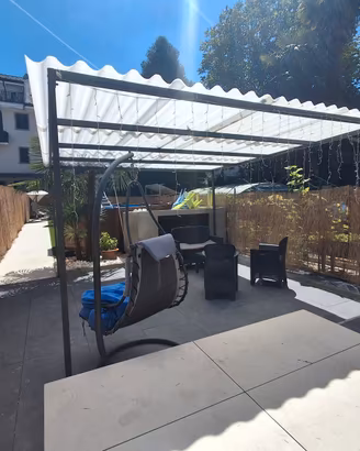 Gazebo Tettoia 3x5 in ferro zincato