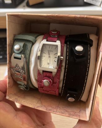 Set orologi fossil con 3 cinturini