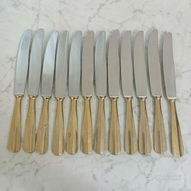 SET COLTELLI DA CUCINA INOX VINTAGE