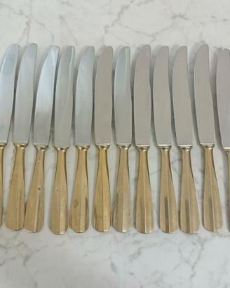 SET COLTELLI DA CUCINA INOX VINTAGE