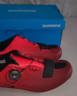 Scarpe Shimano RC7 Rosse Taglia 39 Nuove