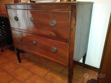 Cassettone Como' Luigi XVI Noce 700 Italia Raro!!!