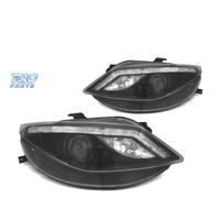 FARI SEAT IBIZA 6J 08-12 LUCE DIURNA SFONDO NERO