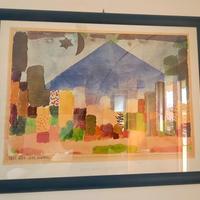 Stampa incorniciata sotto vetro di Paul Klee