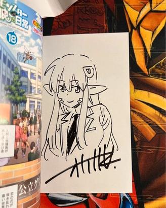 Monster musume volume 18 autografato