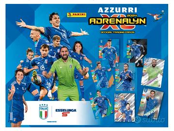 CARTE FIGURINE PANINI AZZURRI ADRENALYN 2024