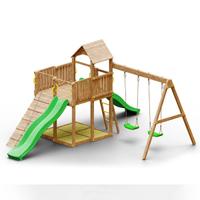 Parco giochi in legno da giardino Woody Tree House