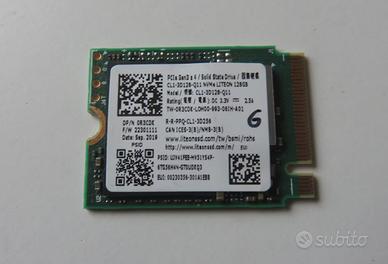 SSD Liteon 128GB M.2 2230 128MB Cache NVMe