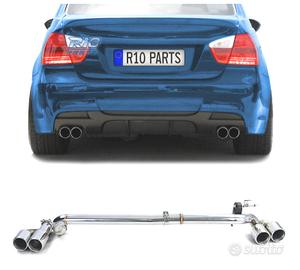 KIT CONVERSIONE SCARICO BMW E90 E91 LOOK M DOPPIO 