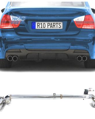 KIT CONVERSIONE SCARICO BMW E90 E91 LOOK M DOPPIO 