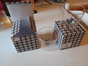 Bicchieri Ichendorf con iniziali "E" e "V"