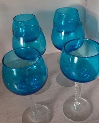 set bicchieri murano