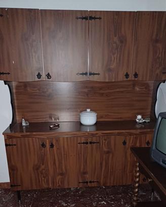 Credenza color noce
