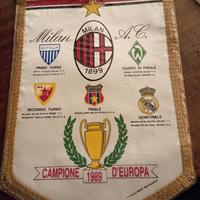 Gagliardetto Milan campione d'Europa 1989