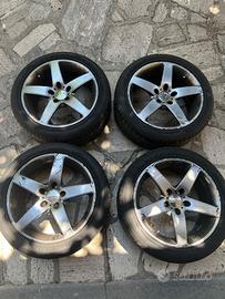 4 cerchi in lega Stilauto 17” + pneumatici Dunlop