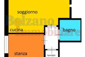 Appartamento di 47 m² con 2 locali e box auto a Bo