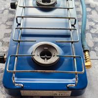 Fornello campeggio 2 fuochi 