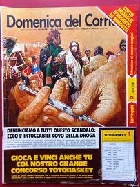 La Domenica del Corriere 24 Febbraio 1977 Droga