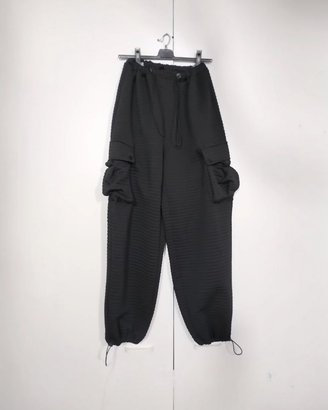 Shein Pantaloni invernali dal design largo trapunt