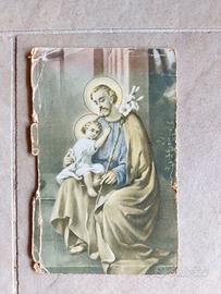 Cartolina del 1954 San Giuseppe con Bambino