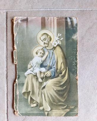Cartolina del 1954 San Giuseppe con Bambino