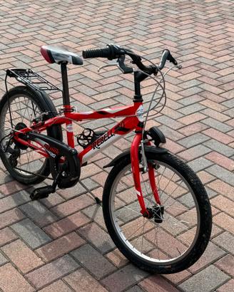 Bici bambino bambina rebellato 20 mtb