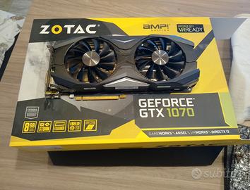 scheda video GTX 1070 ZOTAC AMP EDITION