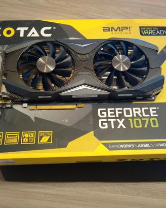 scheda video GTX 1070 ZOTAC AMP EDITION
